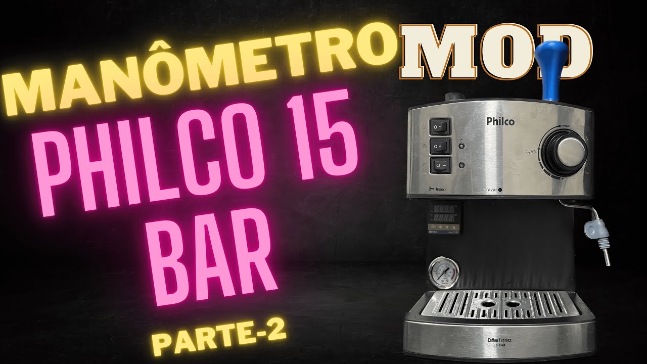 Tutorial Manômetro na Philco 15 bar + regulagem de OPV para 9 BAR!