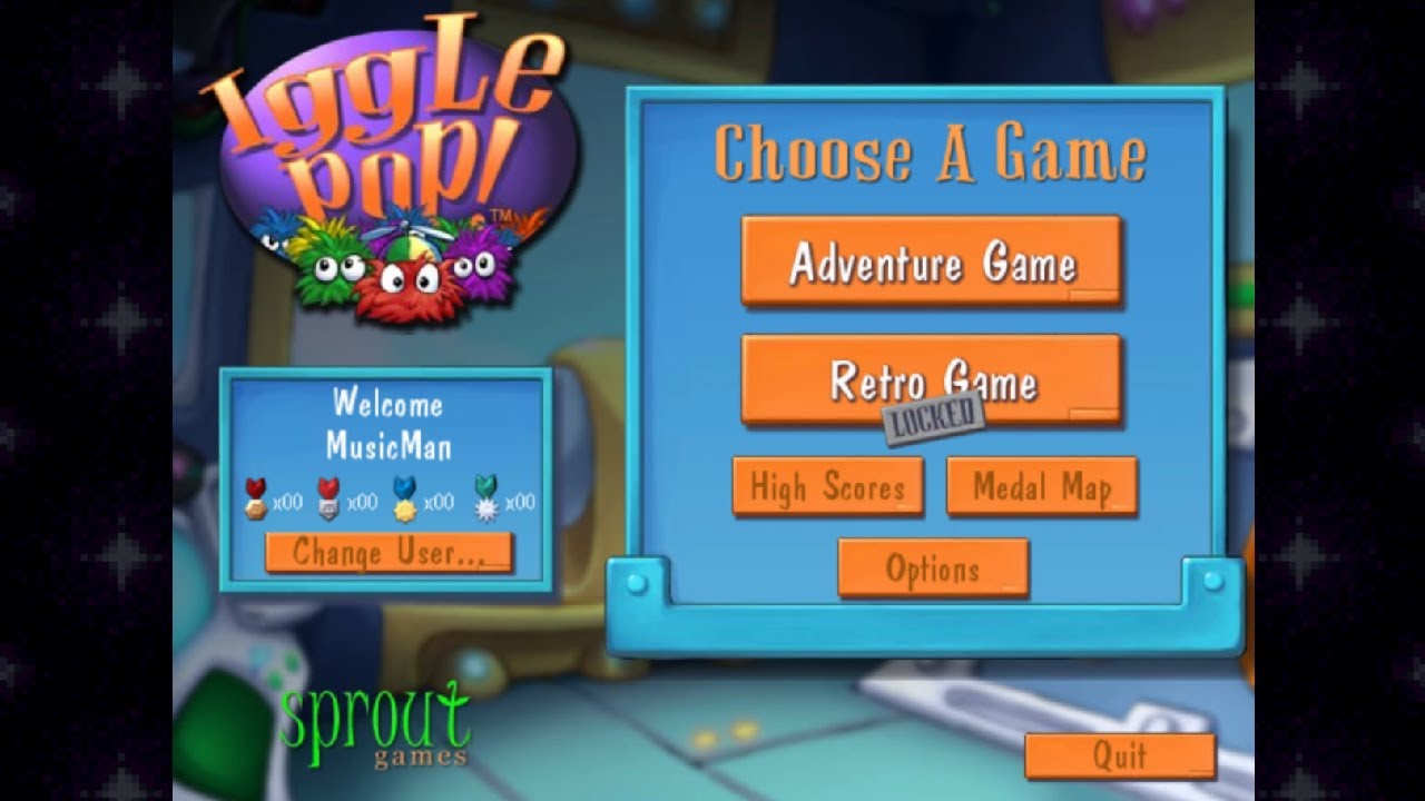Iggle Pop! Deluxe (PopCap, 2004) - Frosted Fuzzles