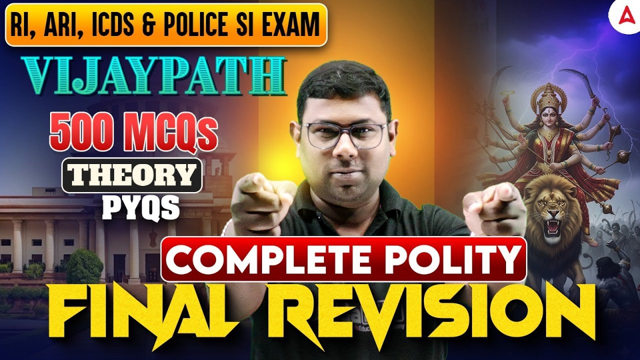 Complete Indian Polity for Odisha Police SI / RI ARI Prelims 2025 | Polity By Ashok Sir