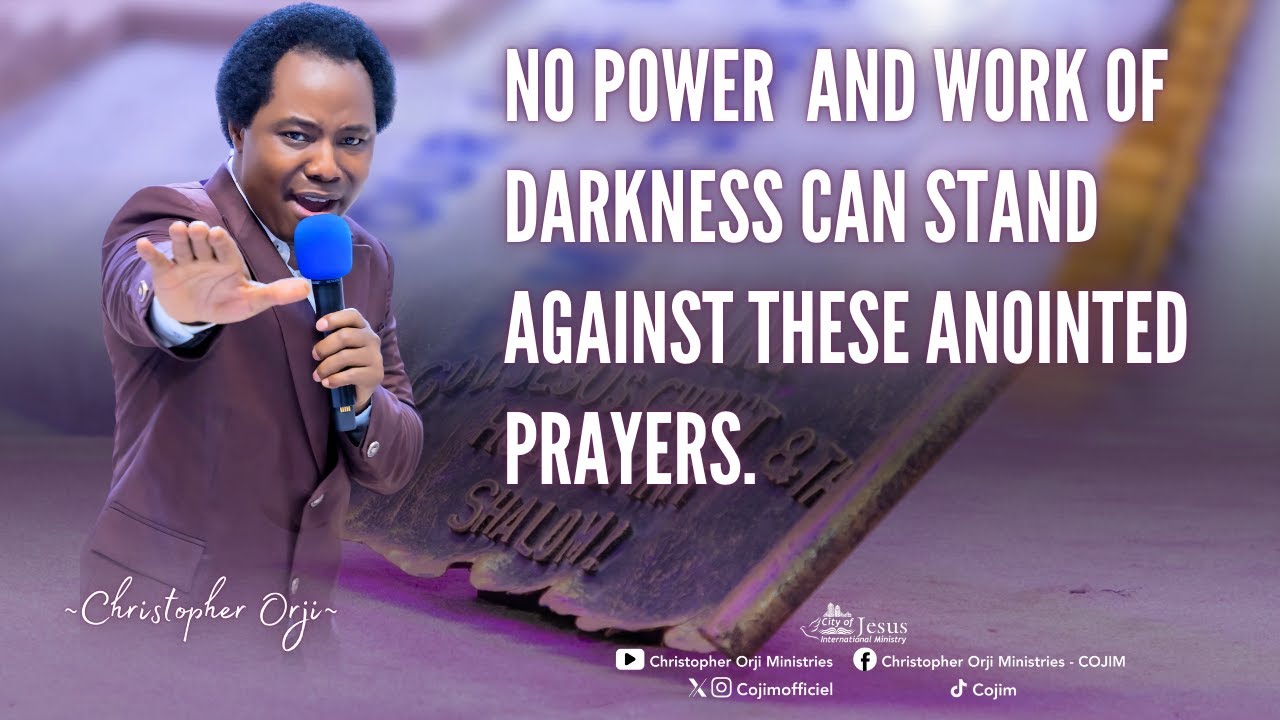 No Power And Work Of Darkness Can Stand Against These Anointed Prayers. www.cojim.org #cojim #logif