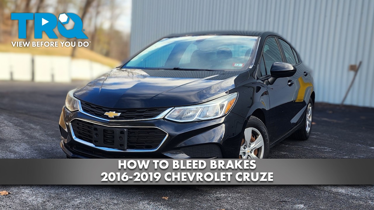 Как прокачать тормоза на Chevrolet Cruze 2016-2019 годов выпуска