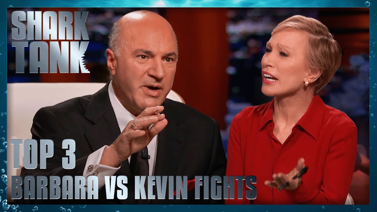 Shark Tank US | Top 3 Barbara VS Kevin FIGHTS!