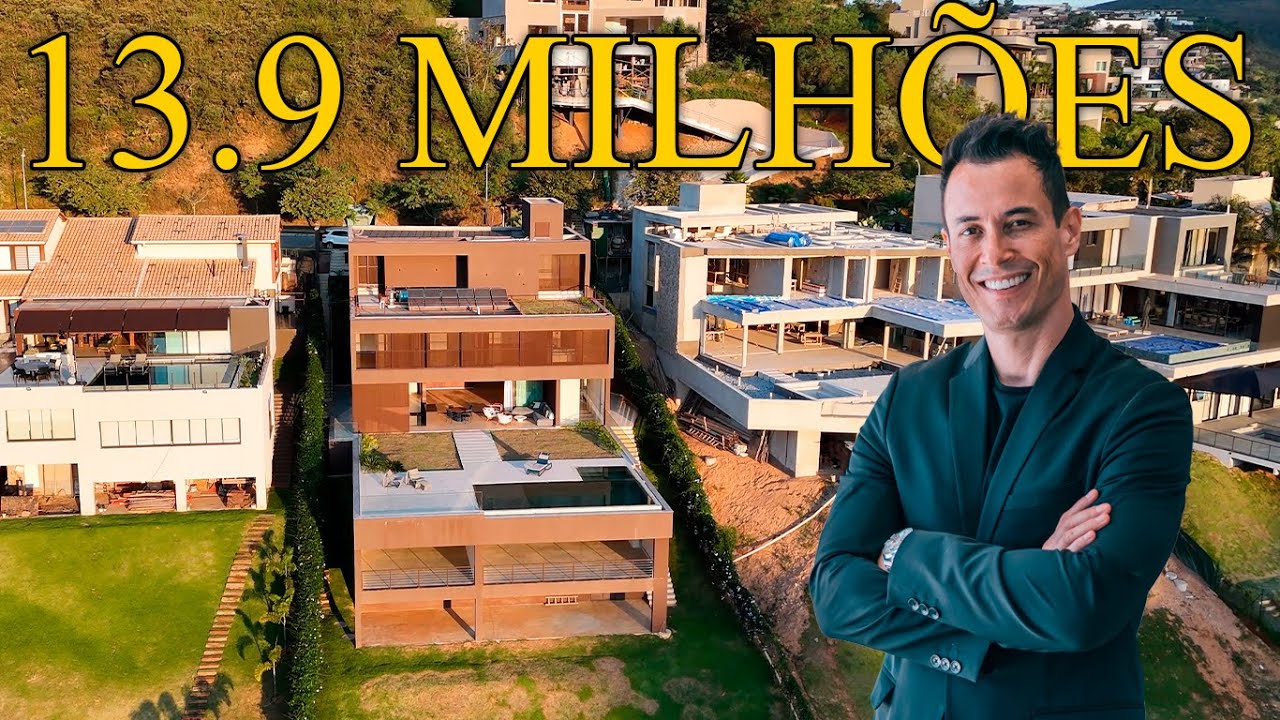 R$13.9 Milhões de reais, mansão com uma vista surreal no Vale dos Cristais