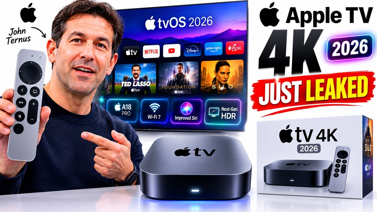 Apple TV 4K 2026 JUST LEAKED! HUGE Upgrades Revealed!
