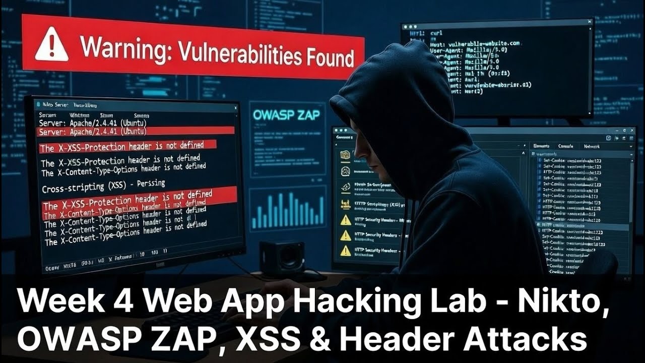 Nikto + OWASP ZAP Tutorial | Finding & Exploiting Web Vulnerabilities (Week 4 Assignment)