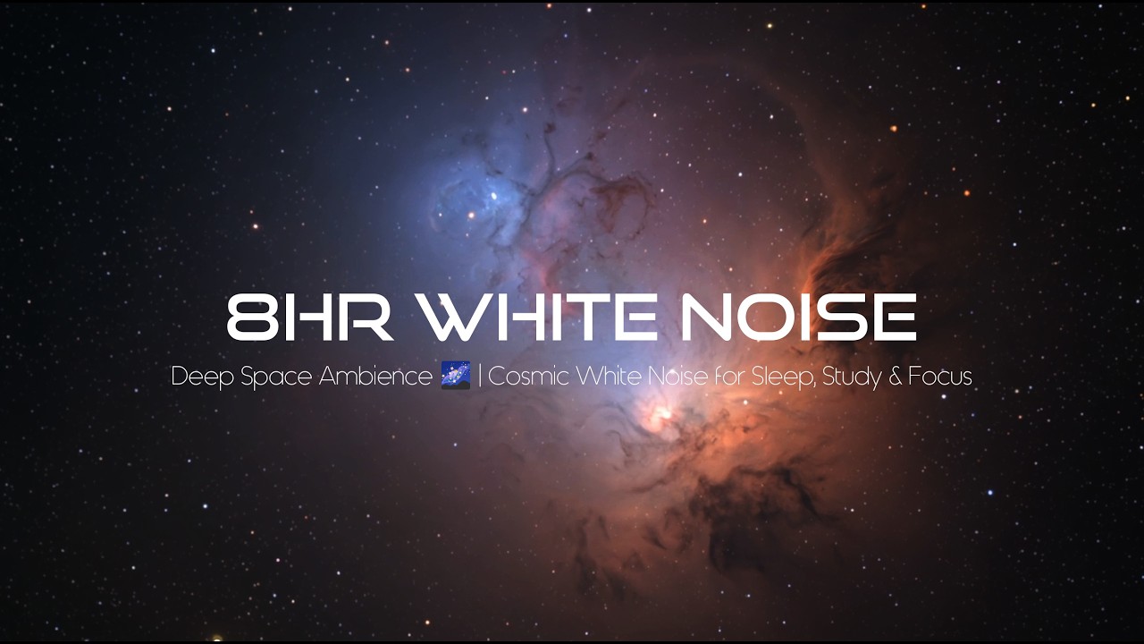 Deep Space Ambience 🌌 | Cosmic White Noise for Sleep, Study & Focus | No mid-roll ads