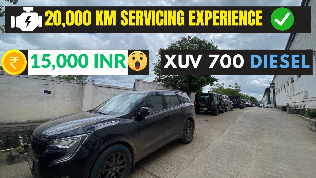 XUV700 20,000 KM Service🔧  – Full Experience, Cost & Replacements! 🚗