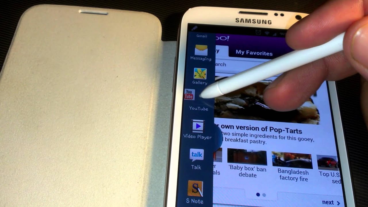 galaxy note2 multiwindow review en español