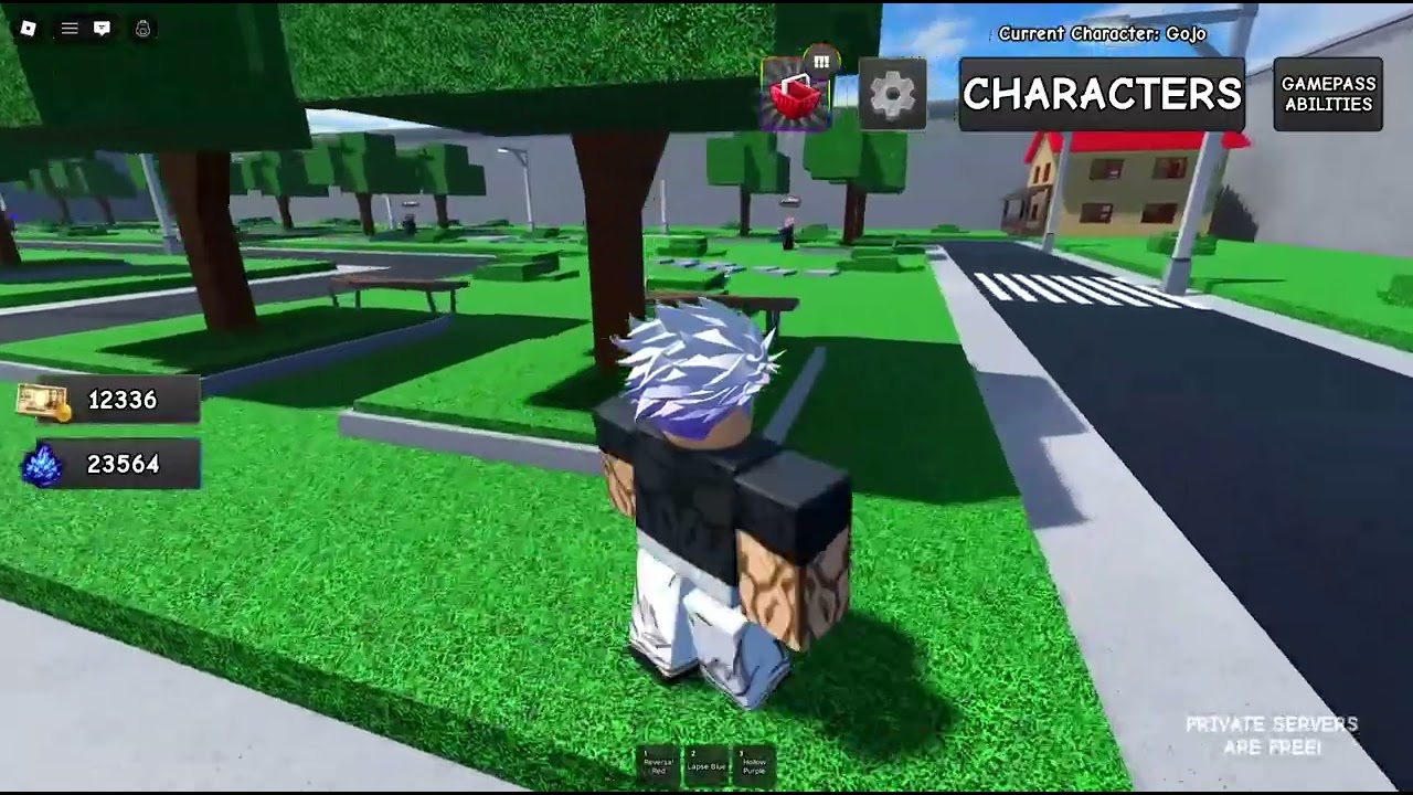 how to get access to getos shop in jjk ablilty test roblox
