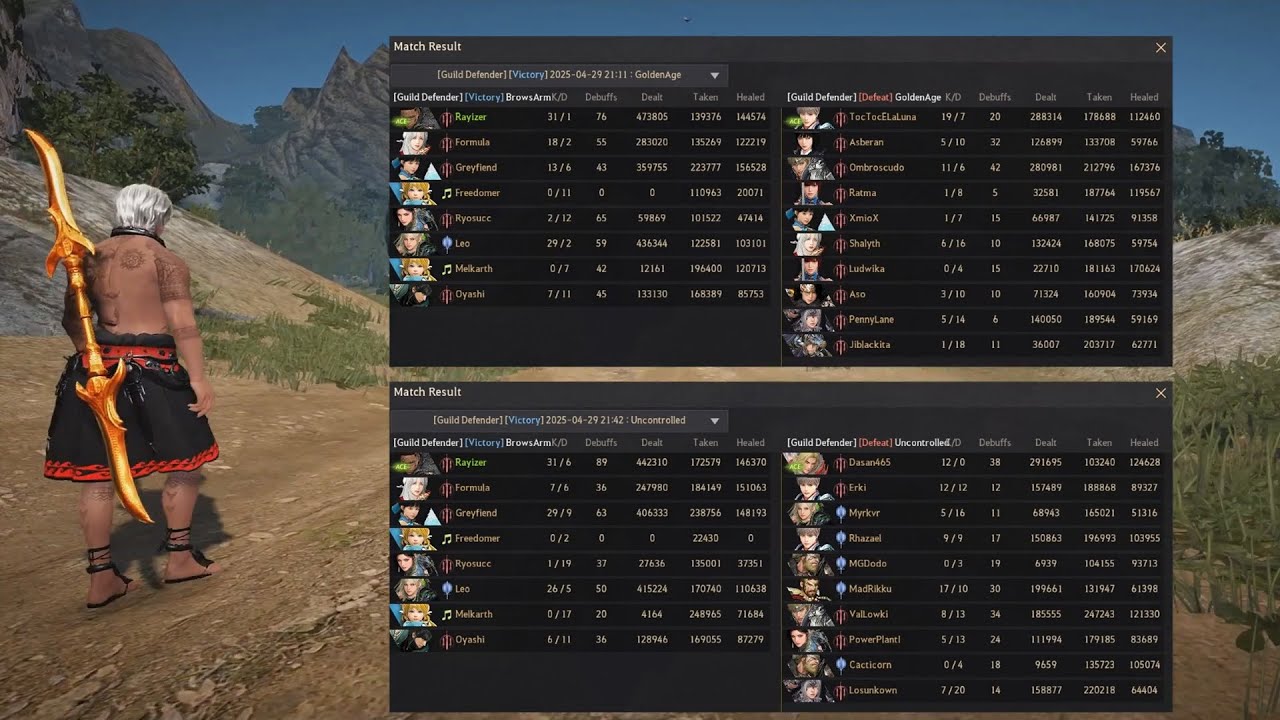 Black Desert - Awakening Hashashin Guild League PVP #2