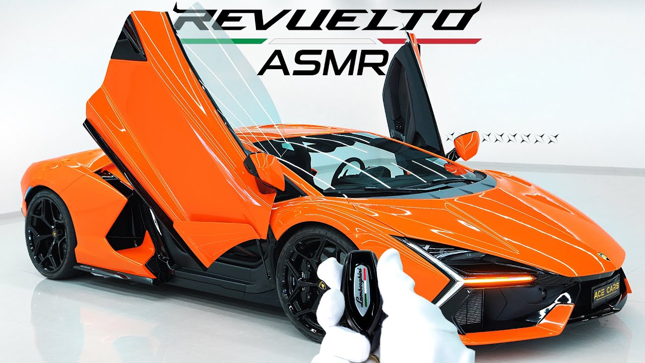 2025 Lamborghini Revuelto ASMR - V12 Exhaust Sound, Interior and Exterior