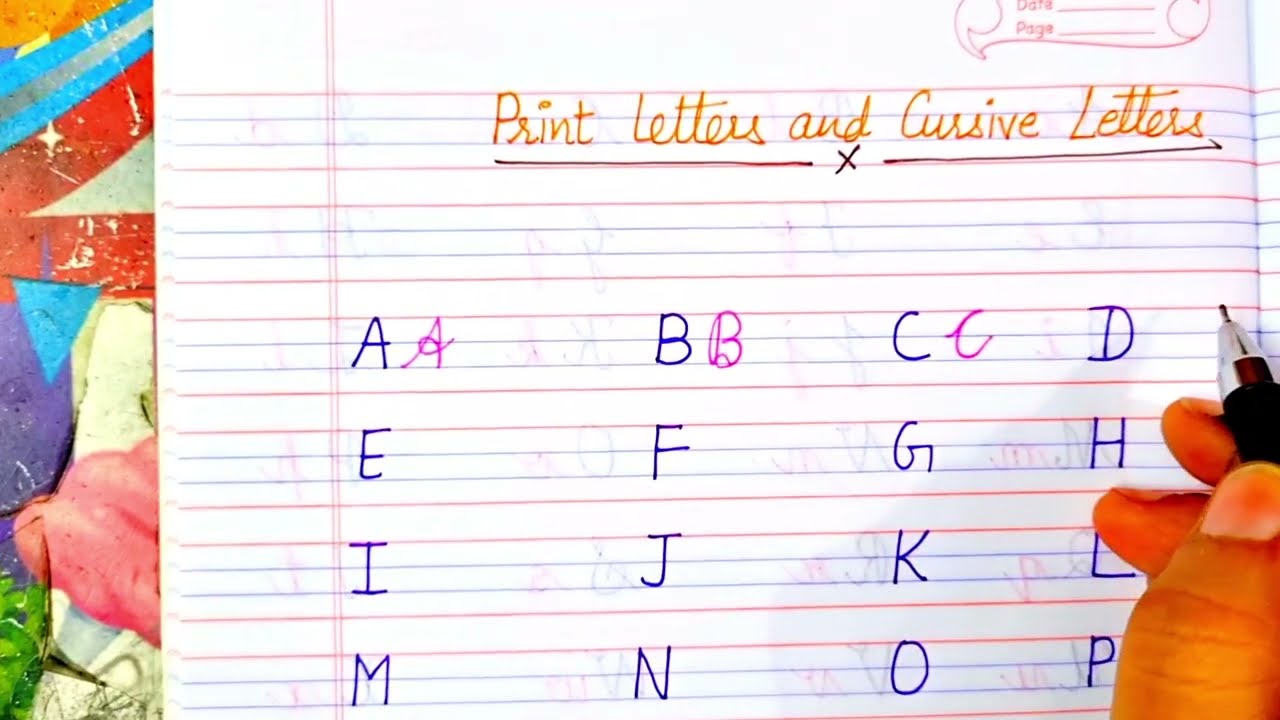 Capital Cursive Letters || Cursive Writing || Capital Letters || Bundle Of Learning