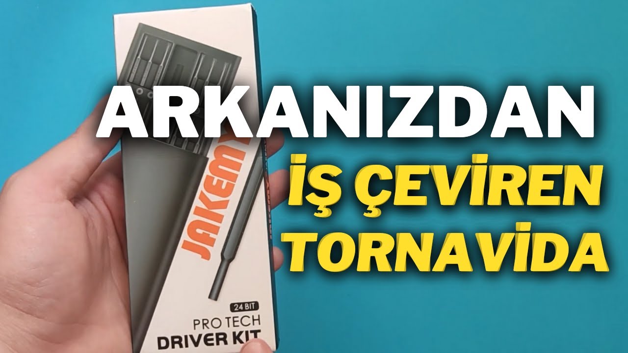 ARKANIZDAN İŞ ÇEVİREN TORNAVİDA SETİ! - JAKEMY 8168 ÜRÜN İNCELEMESİ