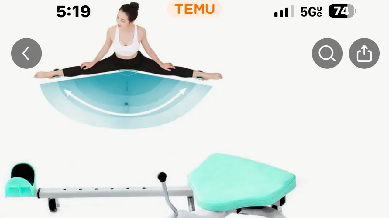 Gymnastics split stretching machine