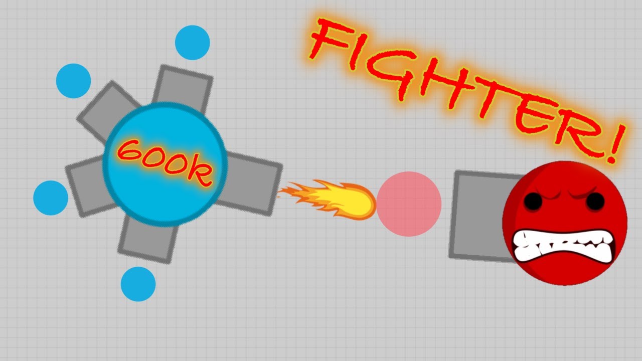 674k Fighter Control in FFA | Diep.io Mobile