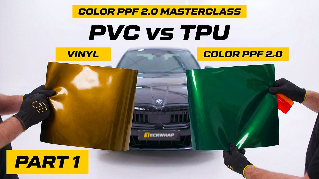 TPU против PVC — Как правильно наносить цветную защитную пленку TeckWrap? Основные моменты, котор...