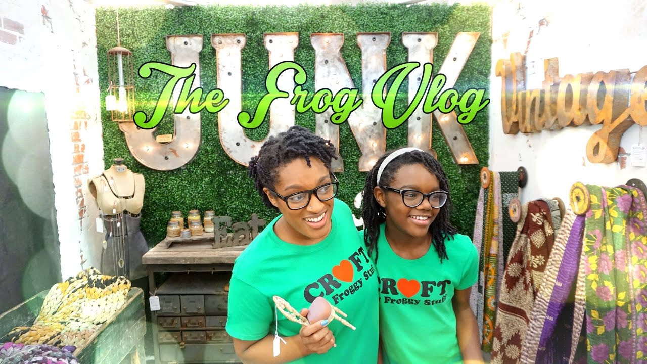 The Frog Vlog: Antique Mall Treasure Hunt - Doll - Art and Craft Ideas