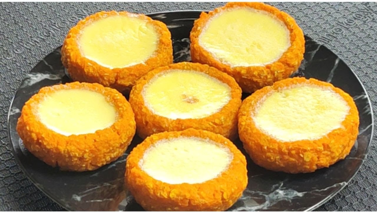 Sweet Potato Egg Tart | 红薯烤蛋奶的味道温润浓郁、甜香迷人，是一种非常健康治愈系的美食。