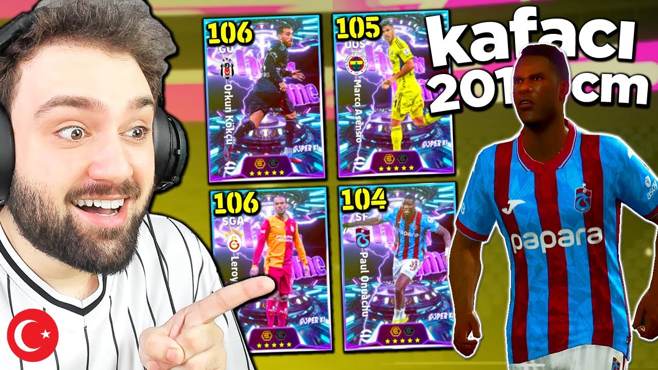 TÜRKİYE SÜPER LİG SHOWTİME TOP AÇILIMI DENEME😲🔥 ONUACHU, SANE, ASENCİO eFootball 2026 mobile