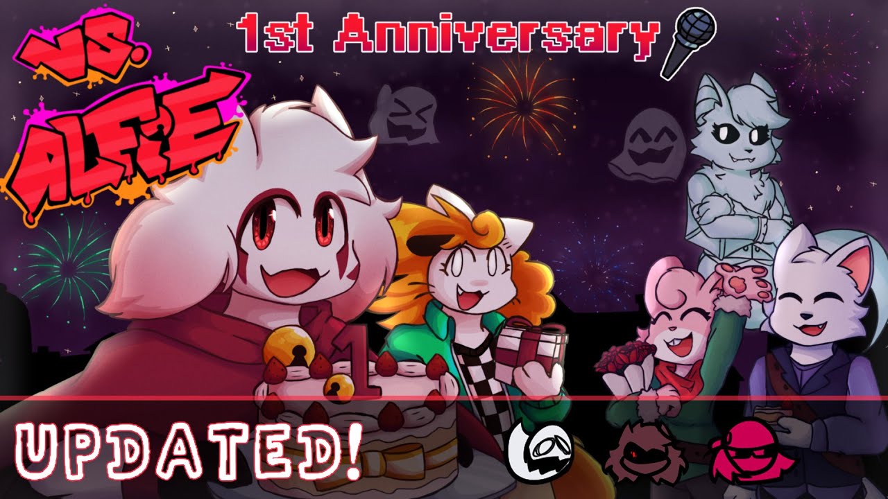 Friday Night Funkin': Vs. Alfie Anniversary Edition Update (3 new songs)[FNF Mod/Hard]