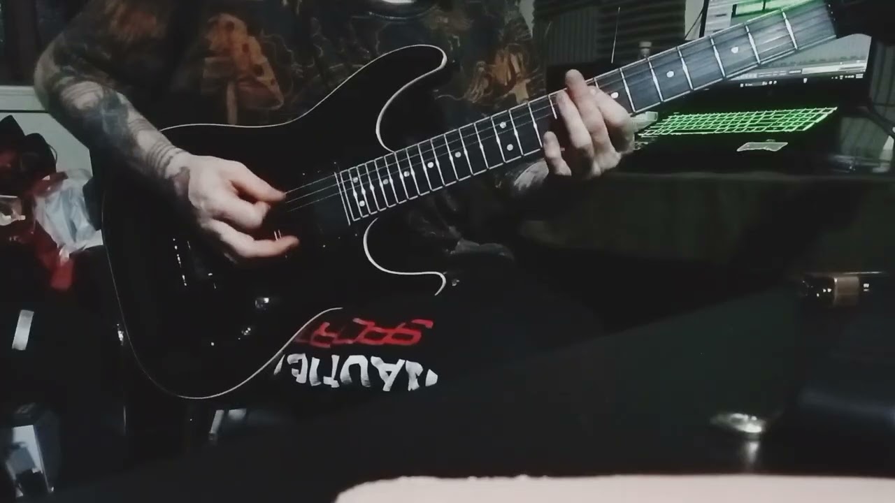 Lamb of God The Faded Line /How to play on guitar 🎸🎸🎸🎸🎸🎸