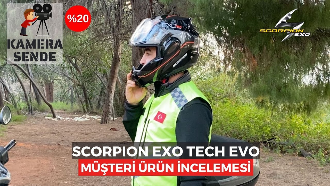 Kamera Sende - Scorpion Exo Tech Evo Kask İncelemesi - motomax.com.tr