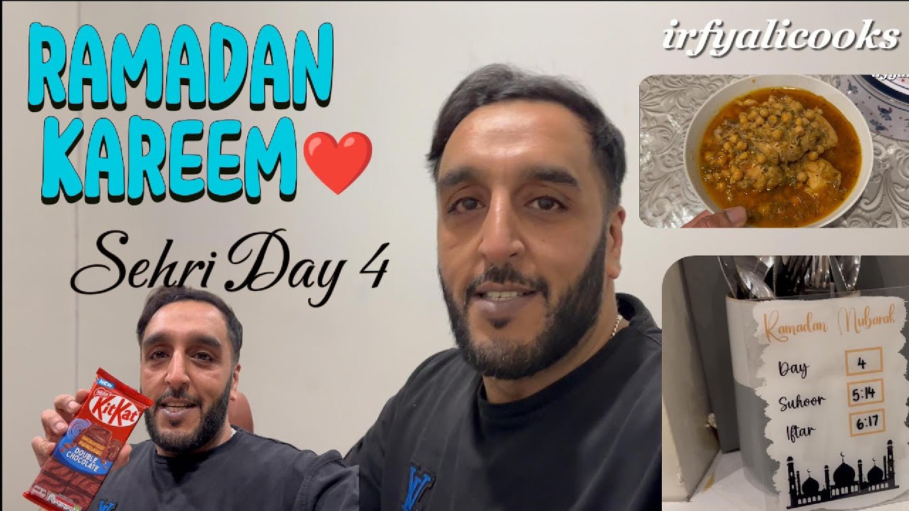 RAMADAN KAREEM🌙❤️ CHICKEN CHANNEH & ROTI FOR SEHRI | NEW KITKAT CHOCOLATE🍫|