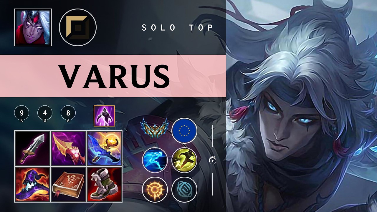 Varus Top vs Singed - EUW Challenger Patch 26.04