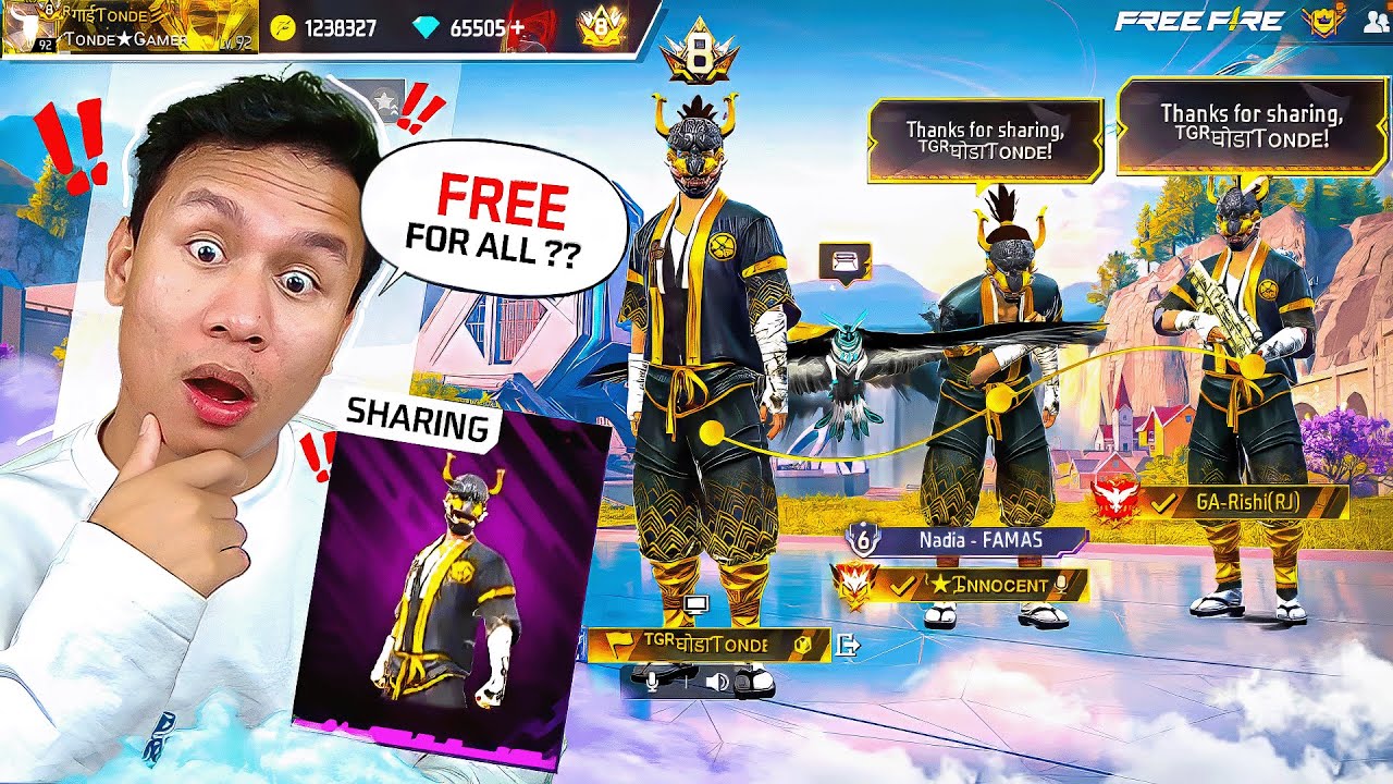 8 Odznak Prime Nowa funkcja w Free Fire 😱 Wszyscy Pro 😎 Tonde Gamer