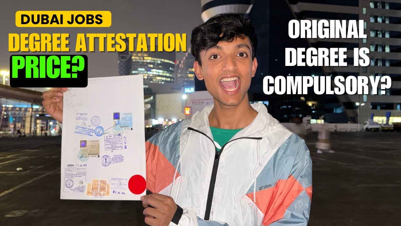 Degree Attestation For UAE 🇦🇪 | Degree Attestation In Dubai 🇦🇪 | Ashish Rai