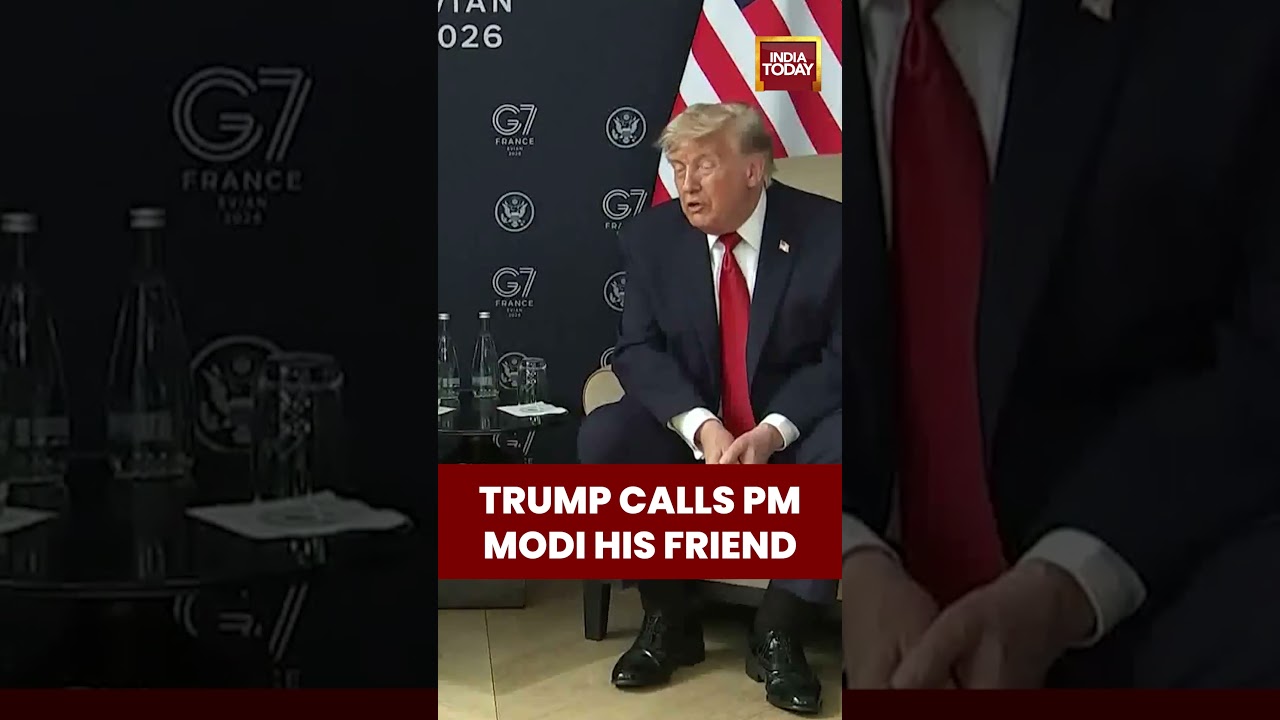 Встреча Трампа и Моди: &laquo;Он мой друг уже давно&raquo; &mdash; Трамп о Моди #трамп #премьерминистрмоди #саммитg7