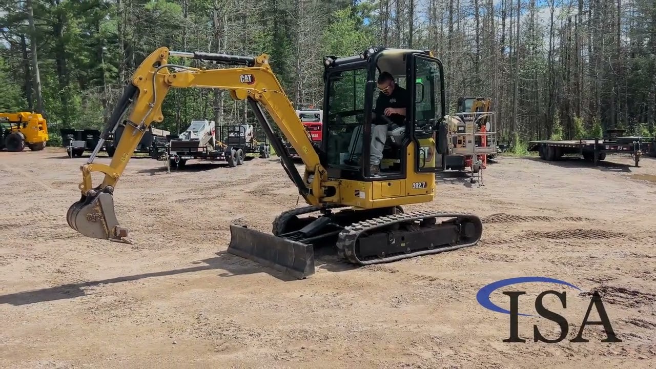 1034 - Cat 302.7 Mini Excavator Will Be Sold At Auction!
