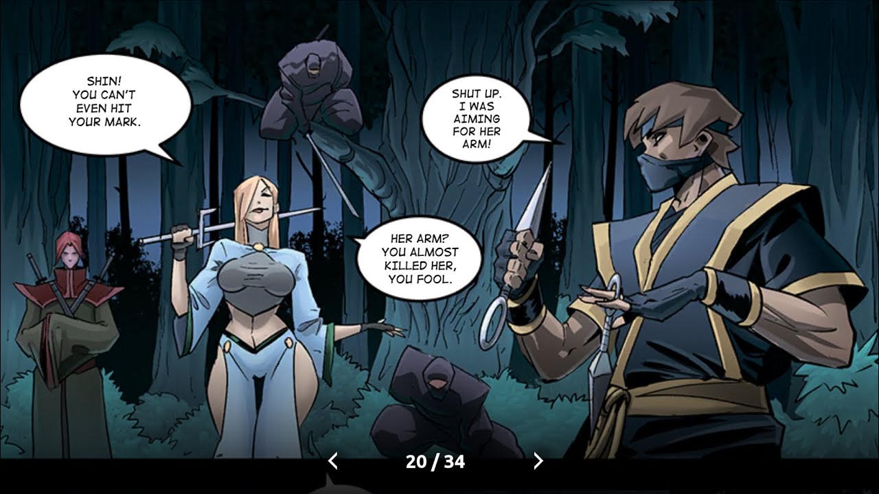 LATEST COMIC BOOK|SHADOW FIGHT SHADES ROGUELIKE COMIC|COMIC PART 2