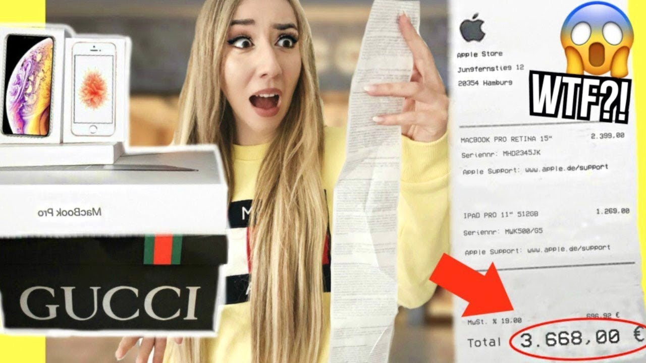 24 STUNDEN lang NUR DAS KAUFEN was die PERSON vor MIR KAUFT - challenge