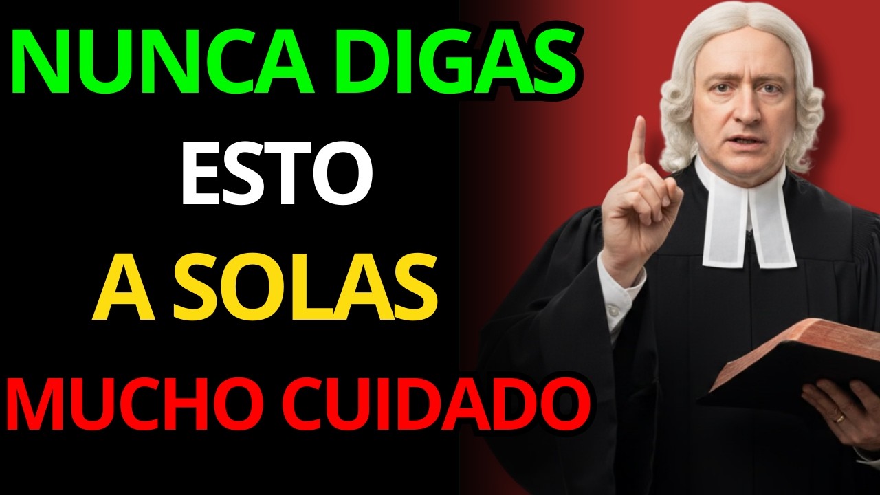 NUNCA DIGAS ESTAS PALABRAS CUANDO ESTÉS SOLO | JOHN WESLEY REVELA