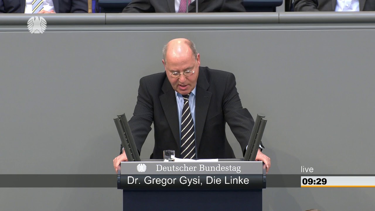 Gregor Gysi (Die Linke) - Jahresabr&uuml;stungsbericht 2017