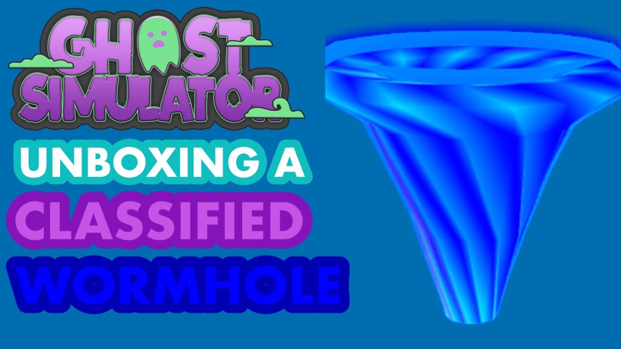 UNBOXING A CLASSIFIED WORMHOLE ON CAMERA! (Roblox Ghost Simulator)