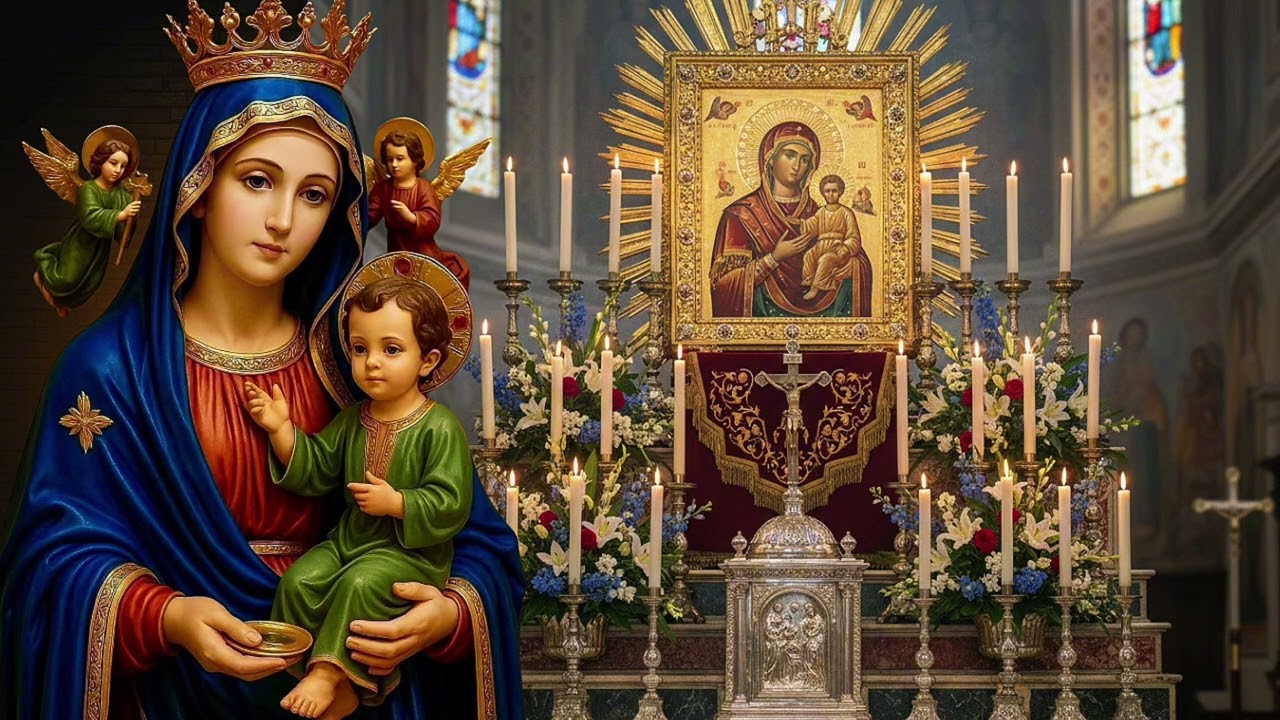 Our Lady of Perpetual Help Gregorian Chant To Receive Help From Mother Mary