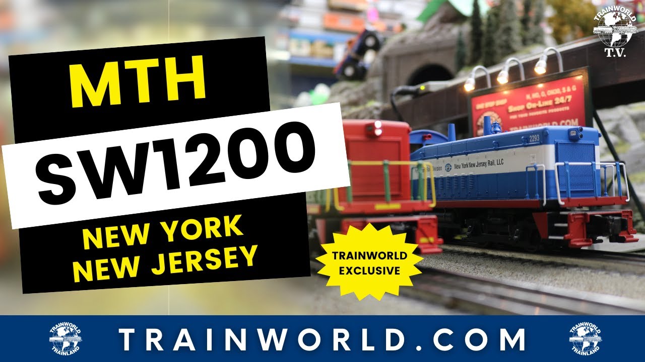 MTH O Scale New York New Jersey Rail SW1200