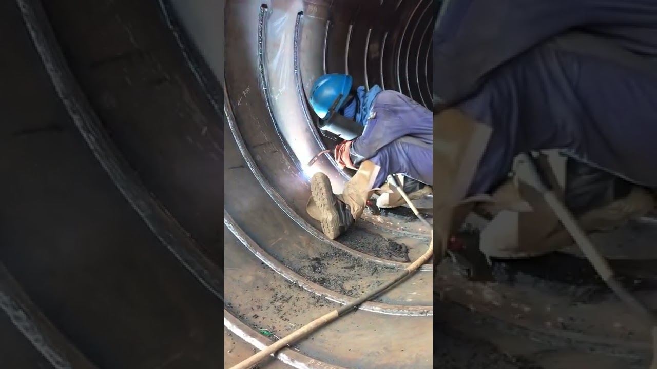 FCAW welding in share key ring