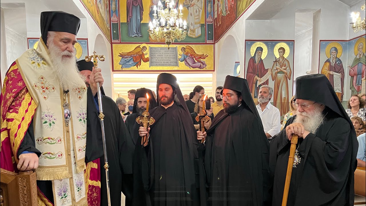 2 Μοναχικές Κουρές - Ι. Μονή Αγίων Πατέρων Ι. Μητροπόλεως Νικαίας  29-8-2024