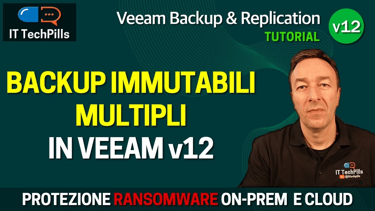 Configurazione BACKUP IMMUTABILI multipli in Veeam v12