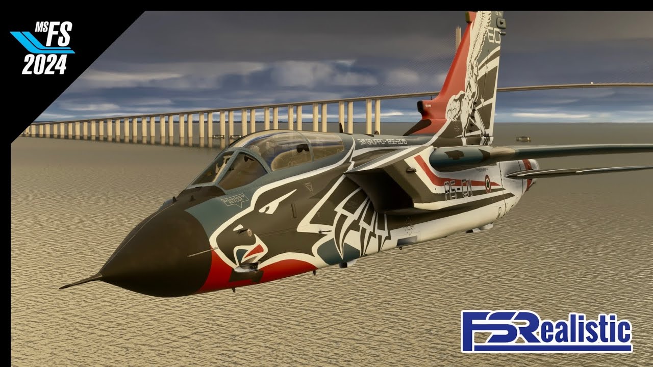 MSFS2024 | Panavia Tornado | Sunshine Bridge | Tampa FL | FSRealistic | Nvidia 4090 Super Ultra