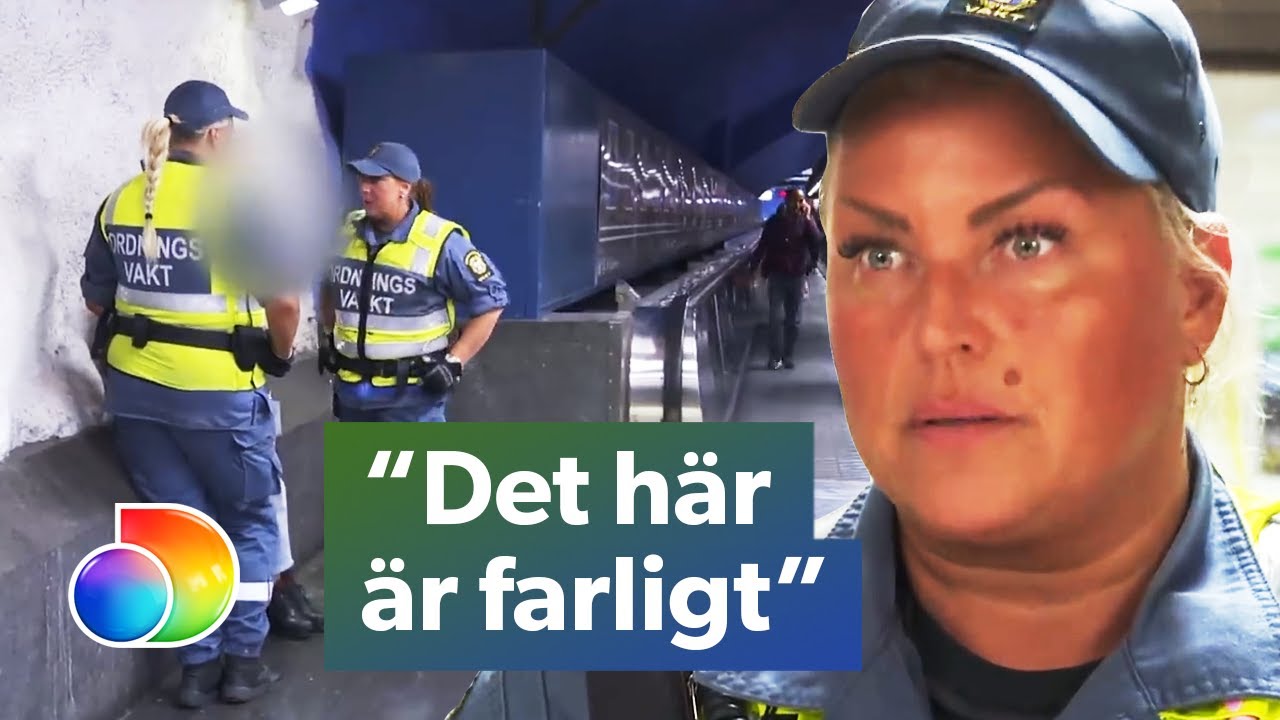 En resenär har ringt in om en pågående misshandel | Tunnelbanan | Kanal 5 Sverige