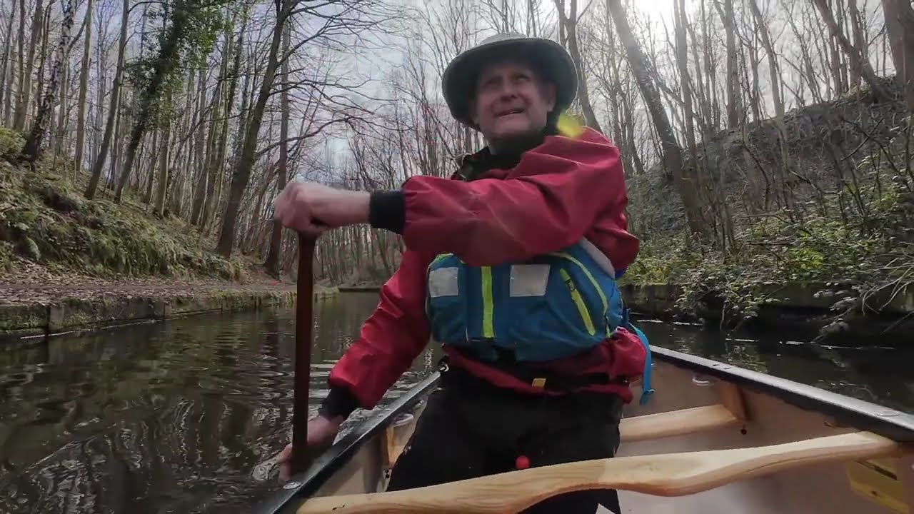 Canoeing the Llangollen canal and Chirk Tunnel.