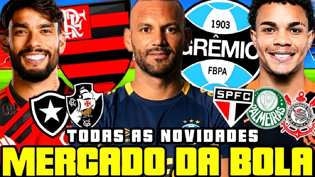 WEVERTON É DO GRÊMIO! FLAMENGO PERTO DE LUCAS PAQUETA E KAIO CESAR NO TIMÃO - MERCADO DA BOLA