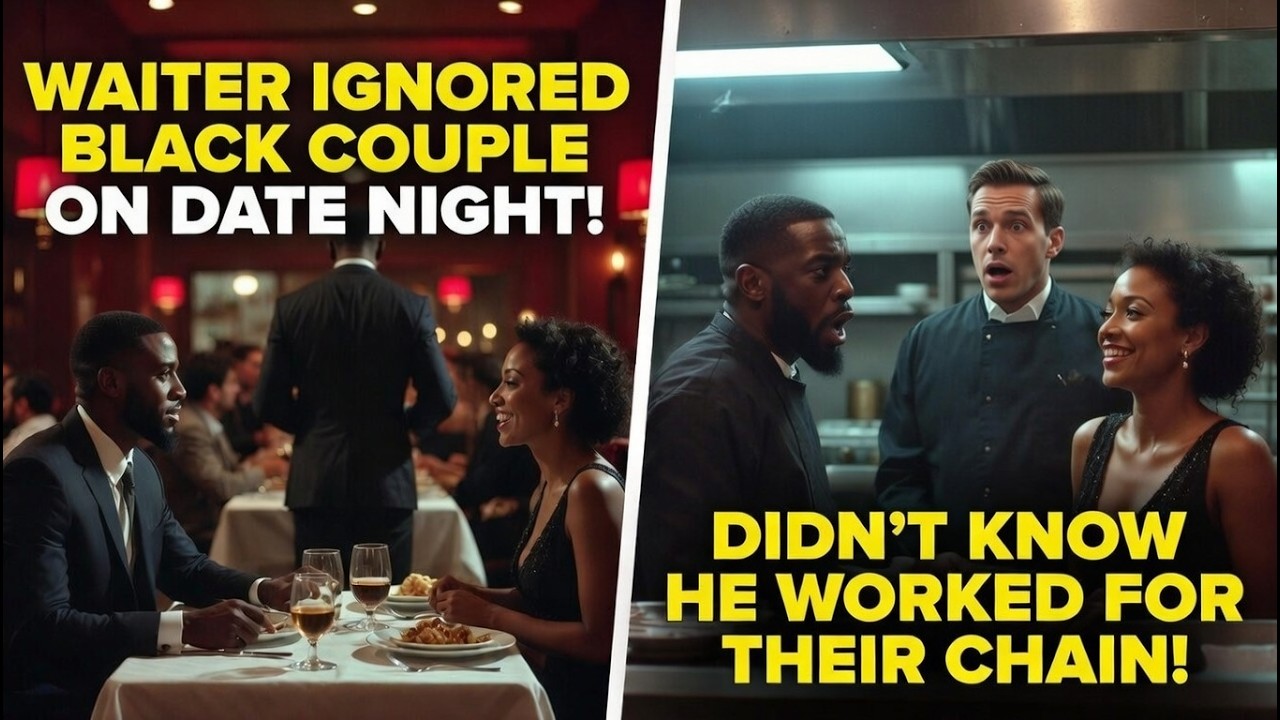 Waiter Ignored Black Couple on Date Night — Didn't Know He Worked for Their Restaurant Chain