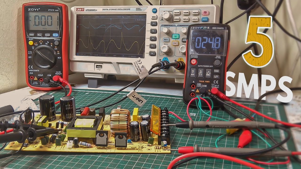 Repair 5 SMPS ...(12V-30A) اصلاح 5 باور سبلاي كاميرات المراقبة Part-2