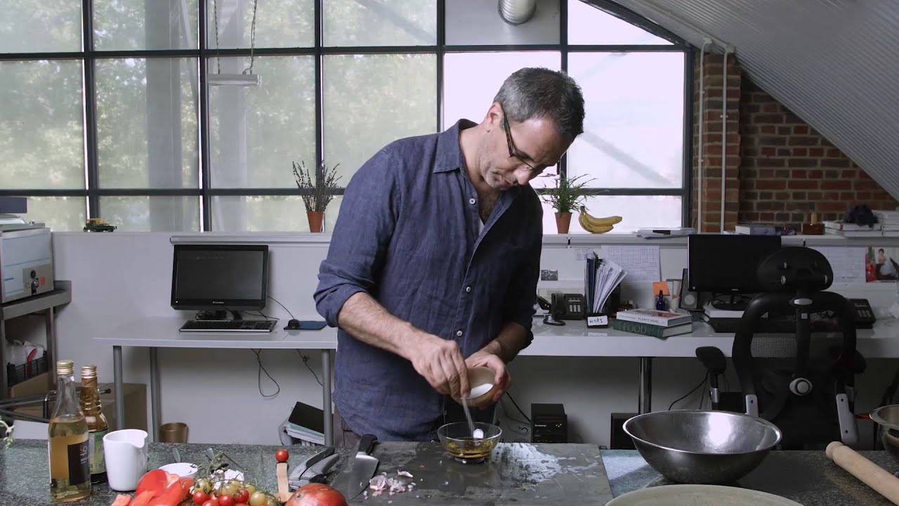 Tomato and Pomegranate Salad recipe from Plenty More by Yotam Ottolenghi