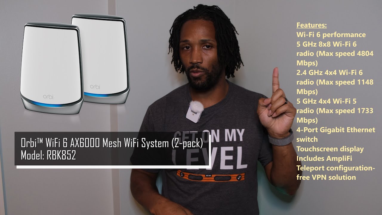 Netgear Orbi AX6000 WiFi 6 Mesh System  - Reliable High Speed Internet for all your devices in 2020